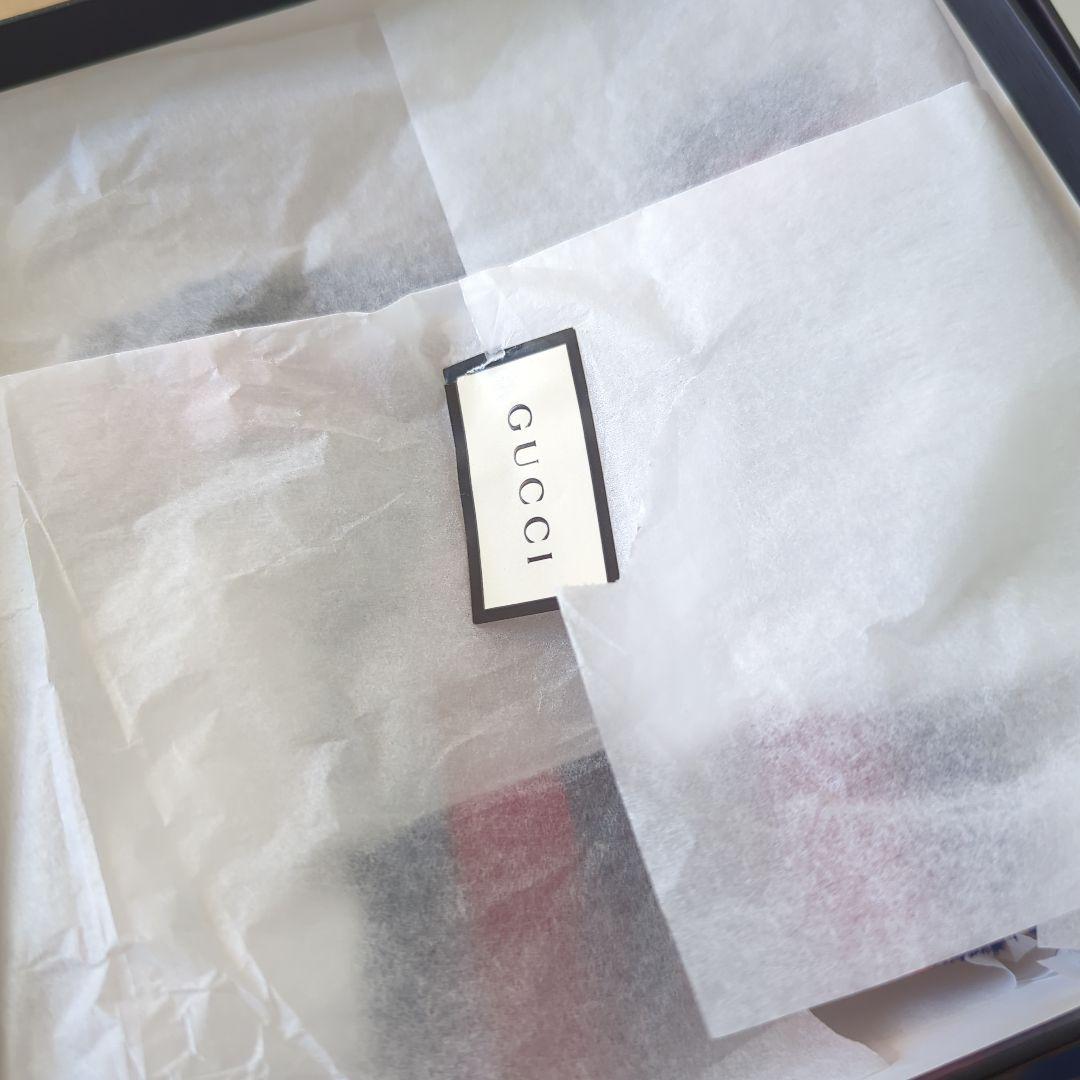 GUCCI ウェブリボン ブローチ コサージュ（ブルー＆レッド)