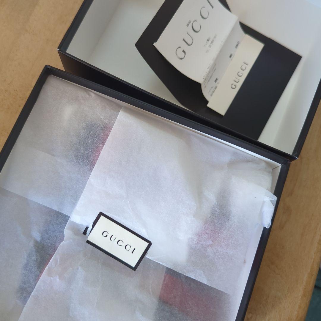 GUCCI ウェブリボン ブローチ コサージュ（ブルー＆レッド)