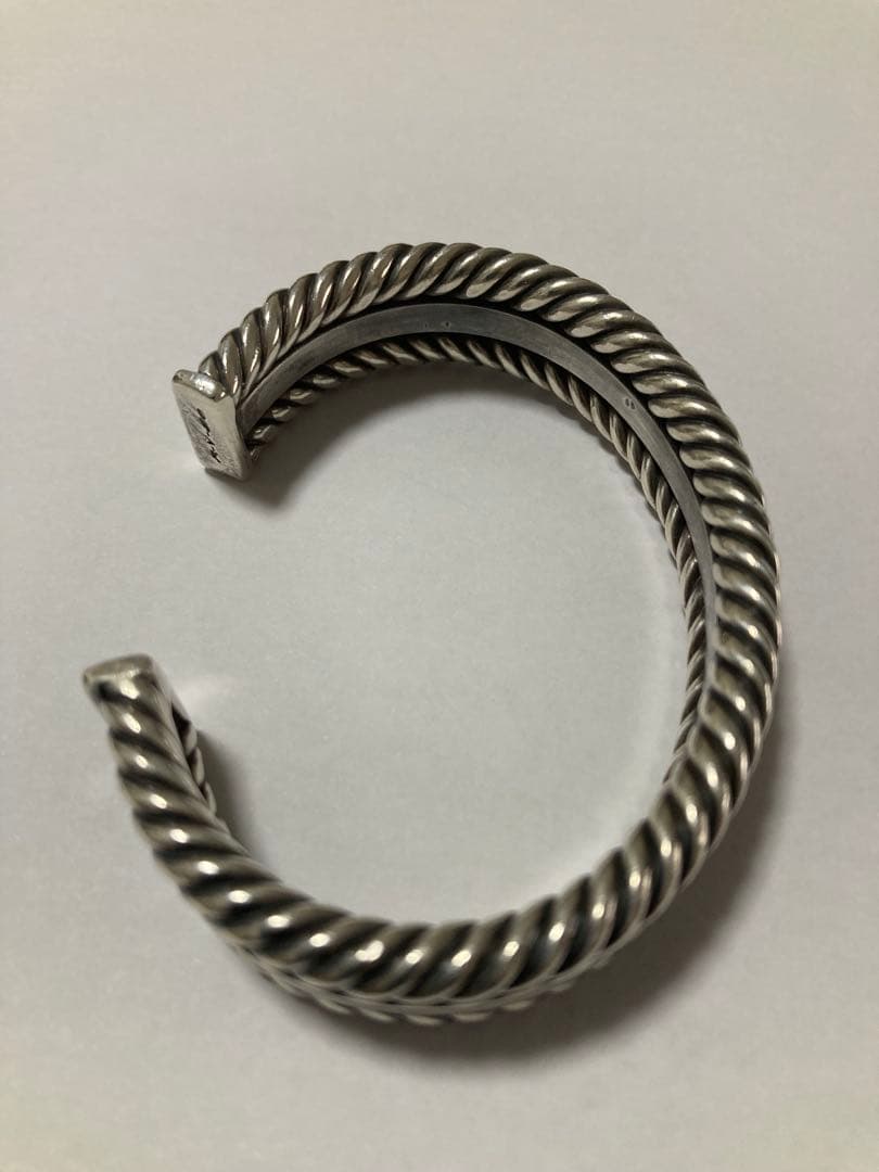 スティーブアルビソ　ケーブルバングル　小さめ