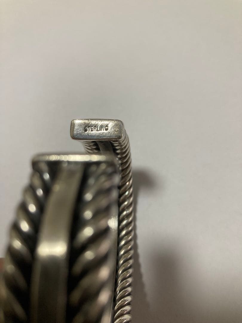 スティーブアルビソ　ケーブルバングル　小さめ