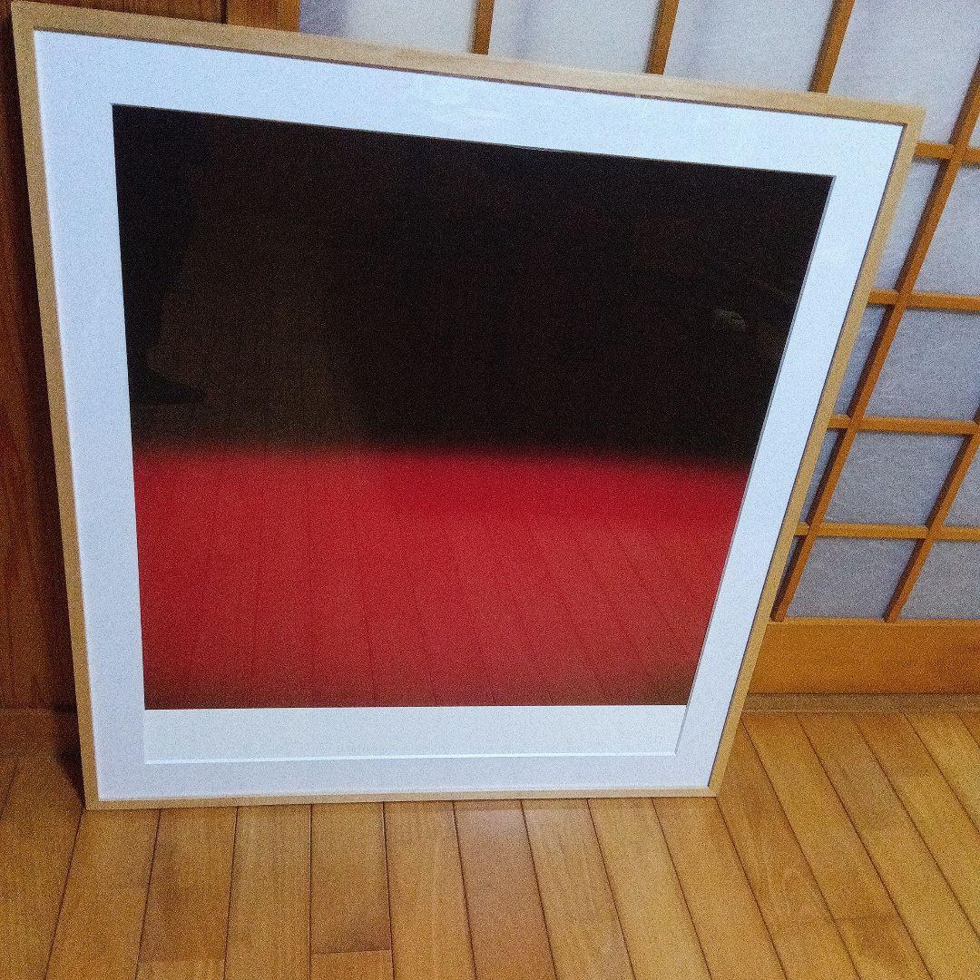 杉本博司　版画　ポスター　 OPTICKS　海景　リトグラフ　限定　赤