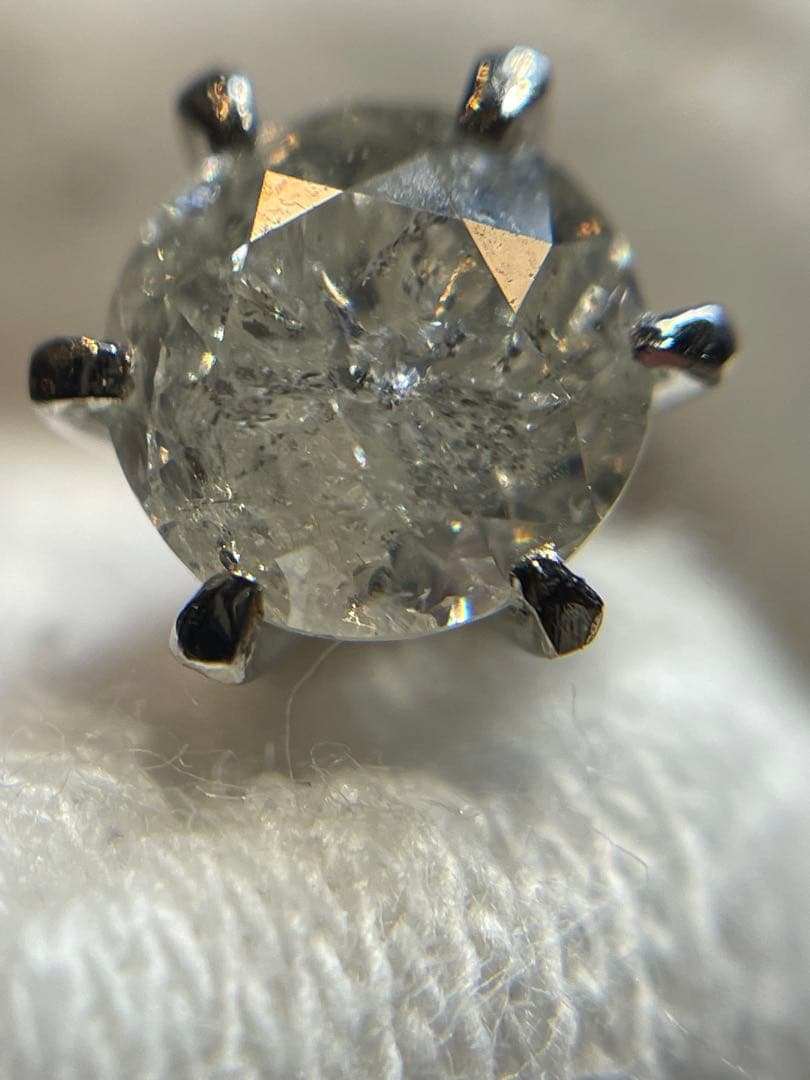 chihuahua_love 天然ダイヤモンド Pt900ピアス