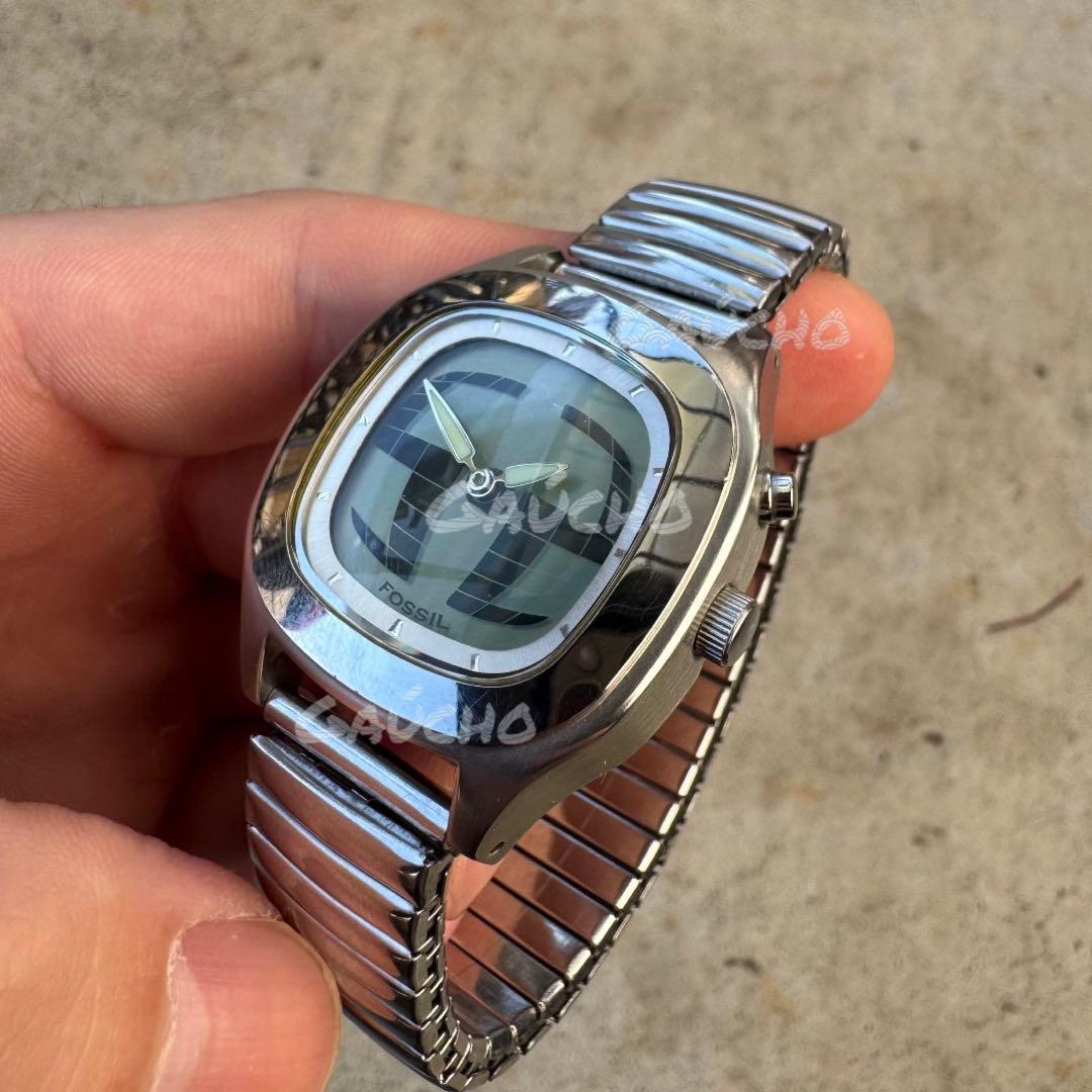 【新品電池】fossil big tic 腕時計 y2k tec アナデジ