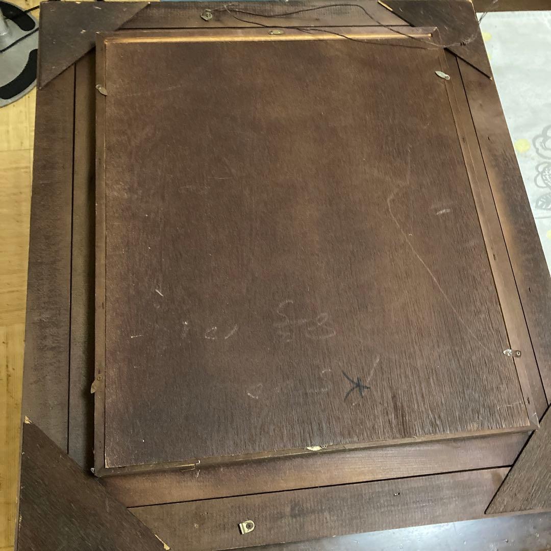 アンティーク額縁フレーム　油絵　木製額縁　古道具