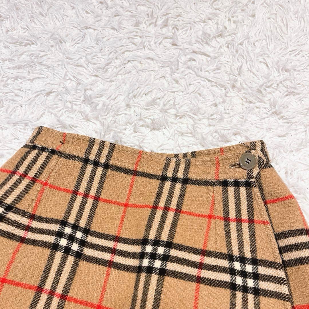 Burberrys ラップ ノバチェック スカート リバーシブル ウール 巻き