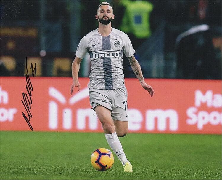 直筆サイン入り写真 マルセロ・ブロゾヴィッチ インターミラノ SA鑑定済