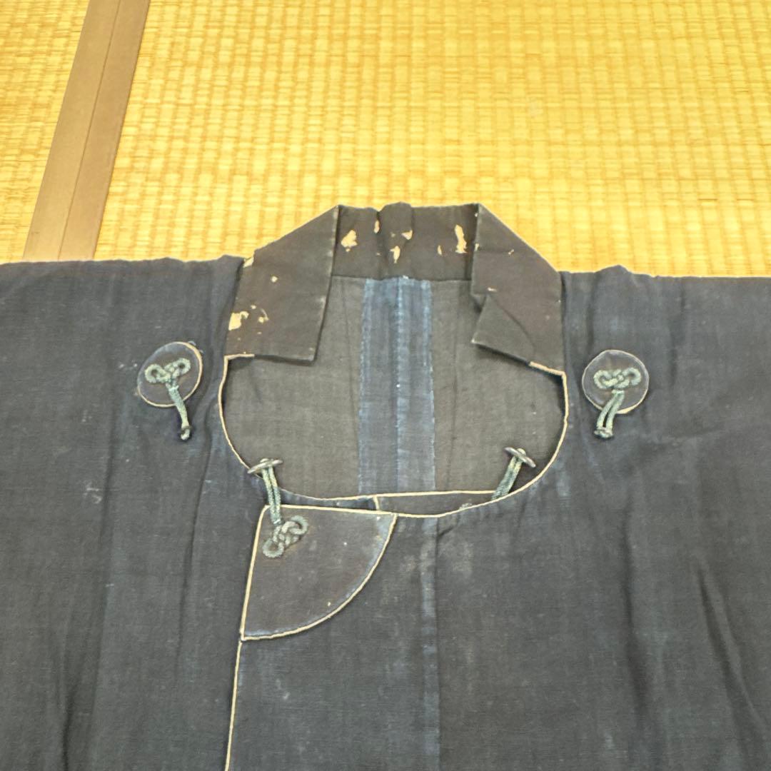 藍染木綿　道行　江戸時代　古布