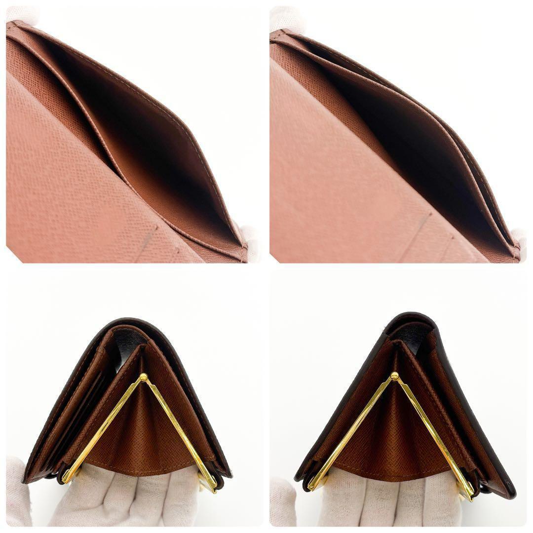 Kumi　新型★ルイヴィトン ヴィエノワ モノグラム 二つ折り財布 がま口