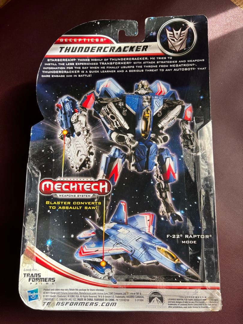 トランスフォーマー　ダークサイドムーン　サンダークラッカー　メックテック