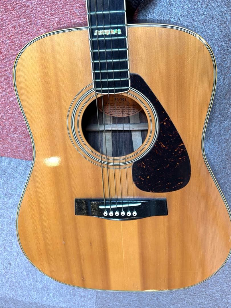 YAMAHA FG-301 アコースティックギター ギターケース　付属品付き