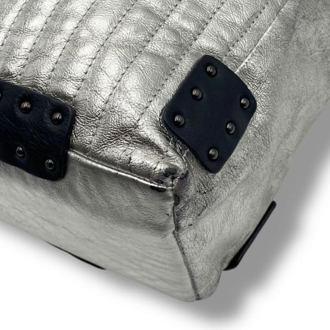 【良品】JAMIN PUECH バッグ ショルダーバッグ 2WAY シルバー