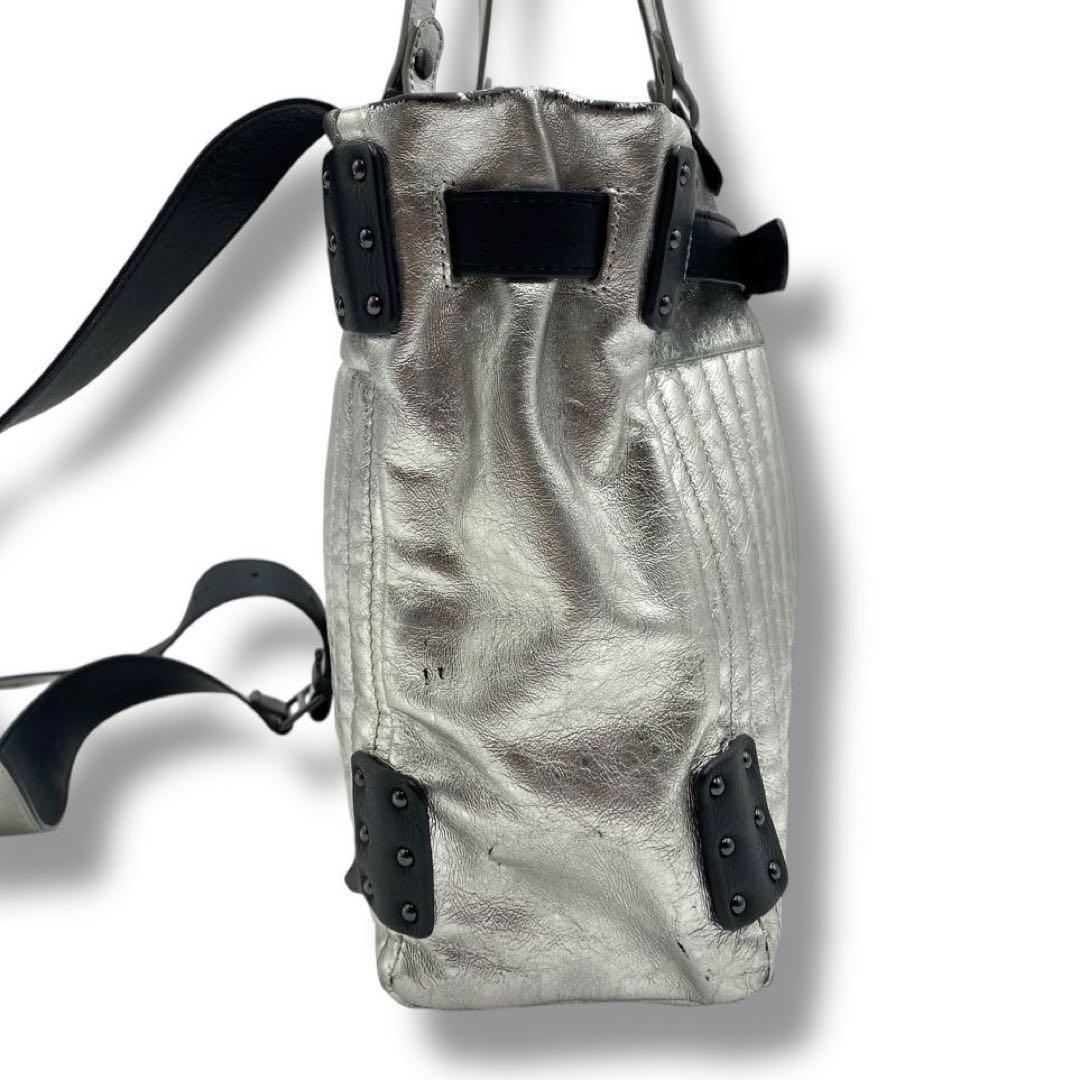 【良品】JAMIN PUECH バッグ ショルダーバッグ 2WAY シルバー
