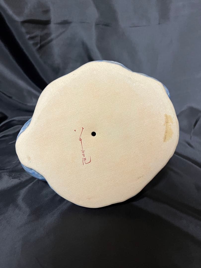 九谷焼 三代 徳田八十吉 干支置物 蛇 玉守蛇