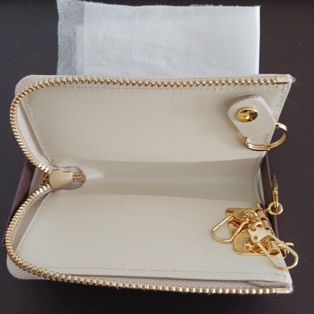 文庫屋大関 華やかな花と唐子デザインのキーリングケース　　終売品