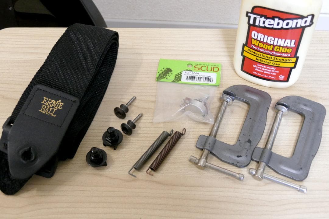 グラスルーツ製 7弦エレキギター リバースヘッド　ダンカン搭載【ジャンク品】