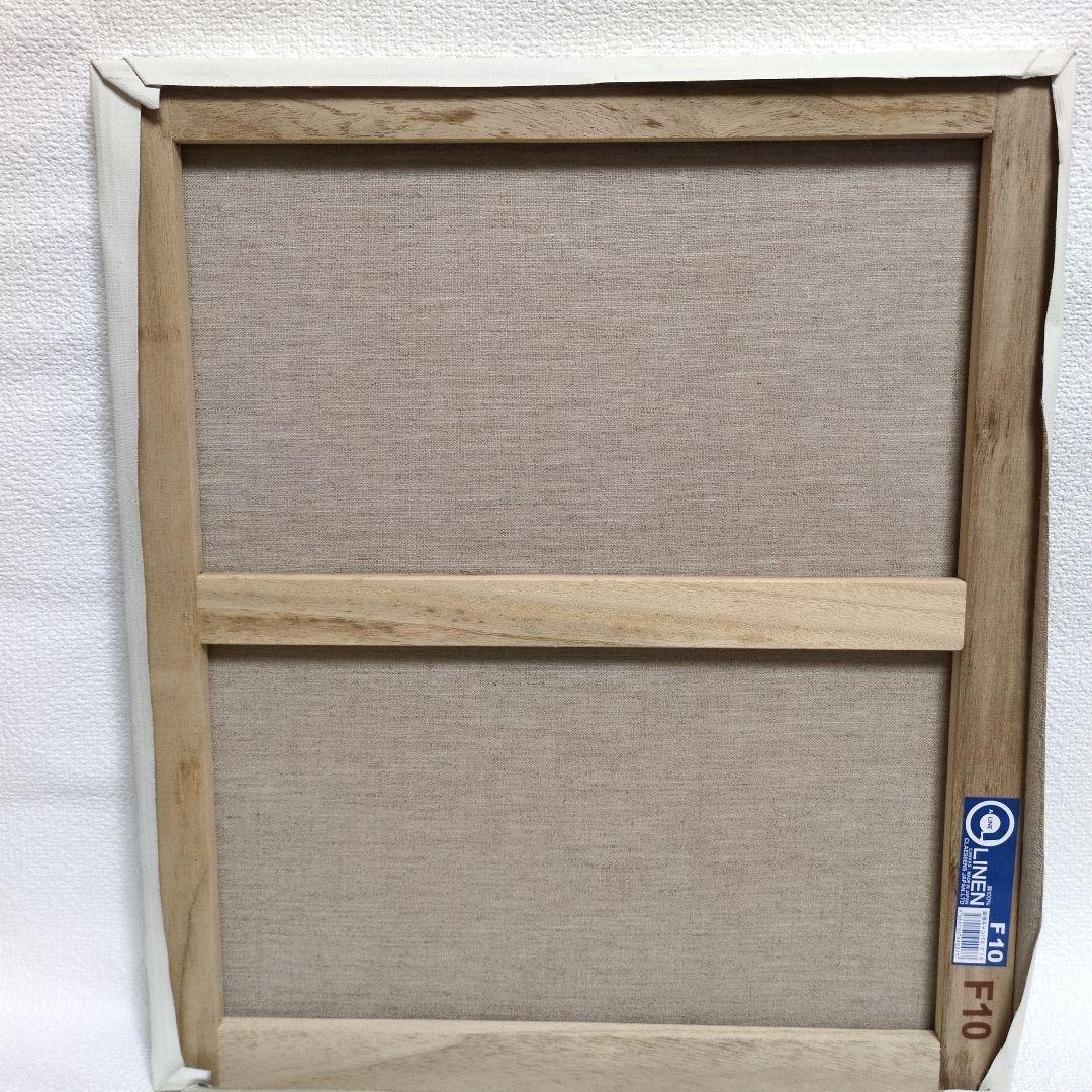 白樺の森　長野　油絵　Ｆ１０