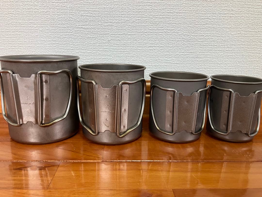 スノーピーク チタンシングルマグ　220・300・450・600 蓋セット