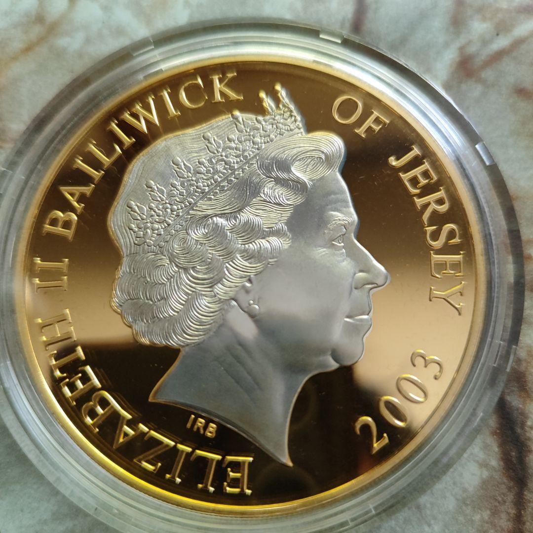 【超希少】 2003 ロイヤルミント　イギリス 戴冠 5OZ 大型 銀貨