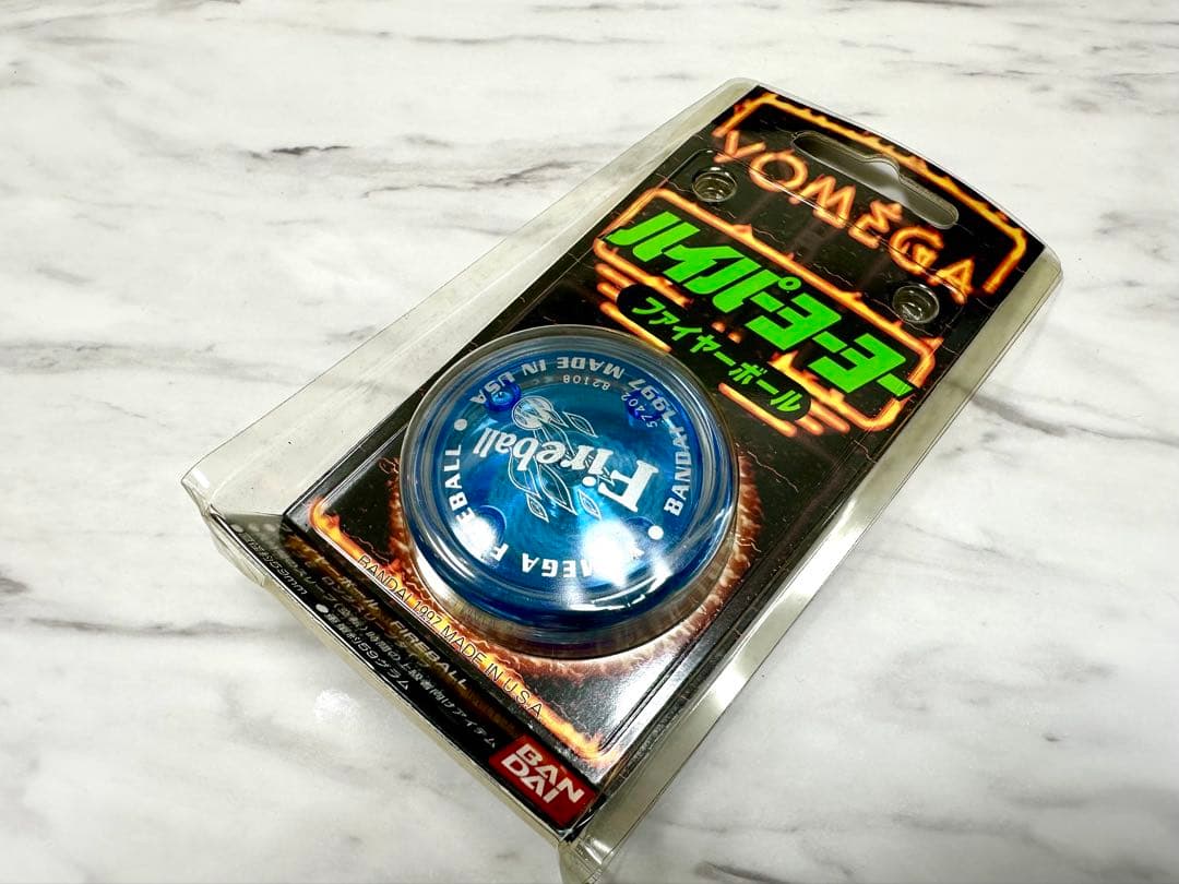 【貴重】【未開封】1997 ハイパーヨーヨー ファイヤーボール クリアブルー