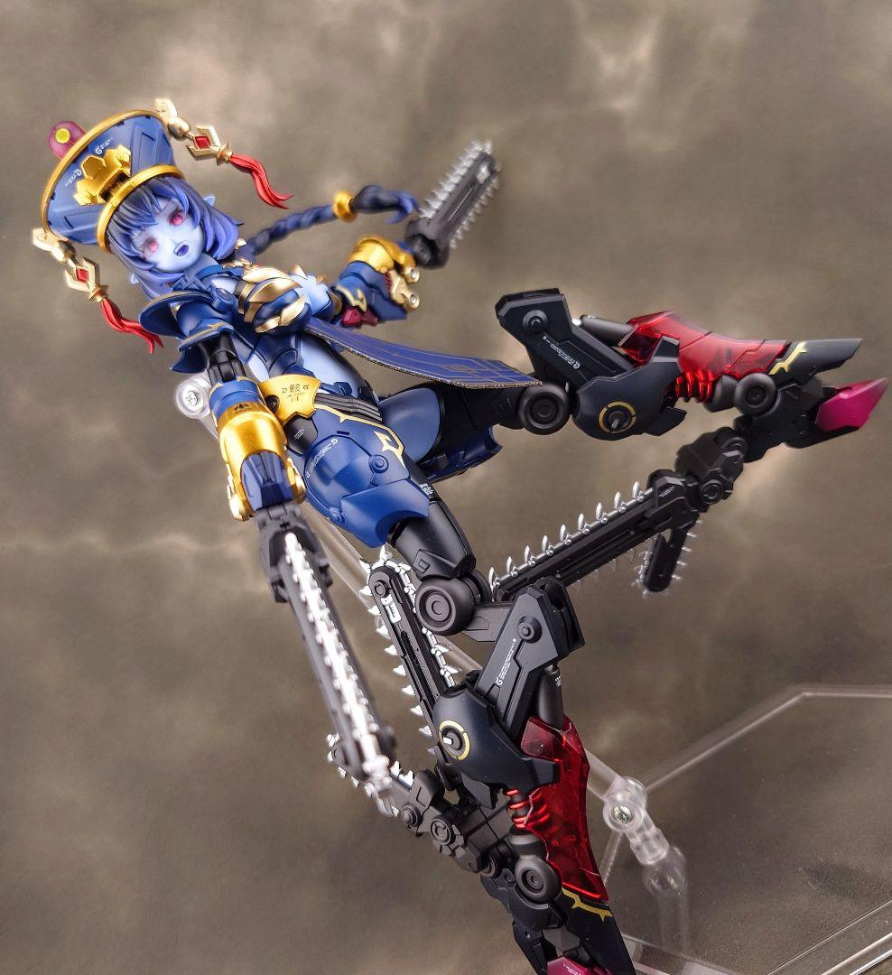 和模線 メドタの残響 キョンシー・玖蓮　全塗装完成品