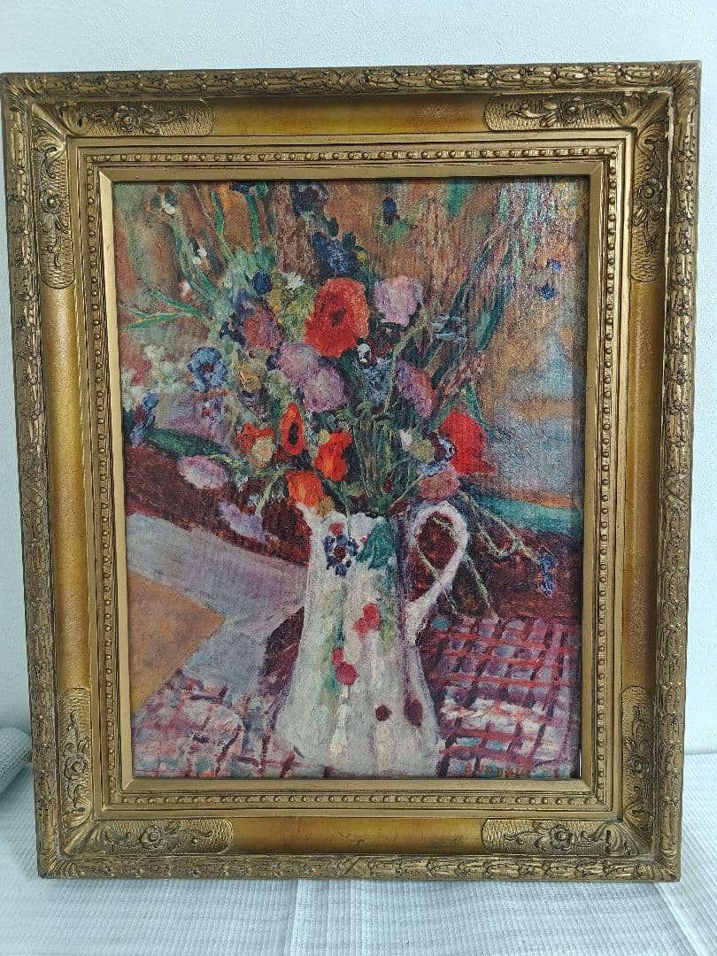 油彩画 花瓶の花 ピエールボナール 複製絵画