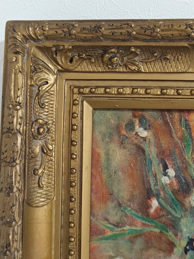 油彩画 花瓶の花 ピエールボナール 複製絵画