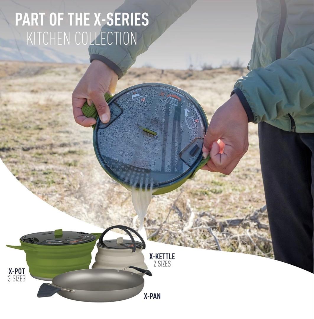 シートゥサミット　ポット X-ポット2.8L チャコール 折りたたみ鍋