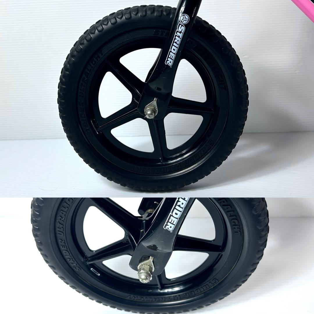 極美品☆STRIDER SPORT バランスバイク ペダル無し ピンク 桃色