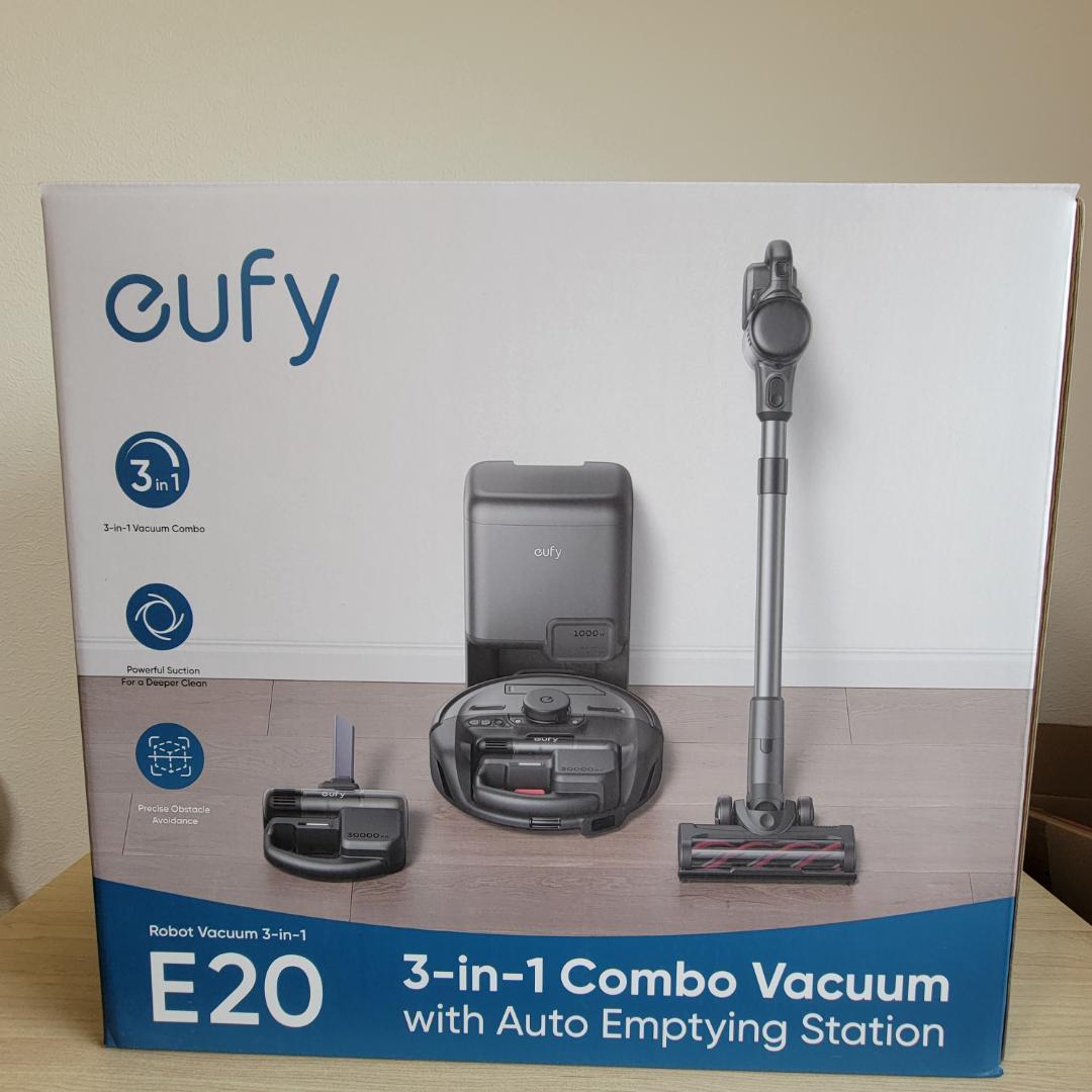 【使用回数1回】Eufy Robot Vacuum 3-in-1 E20