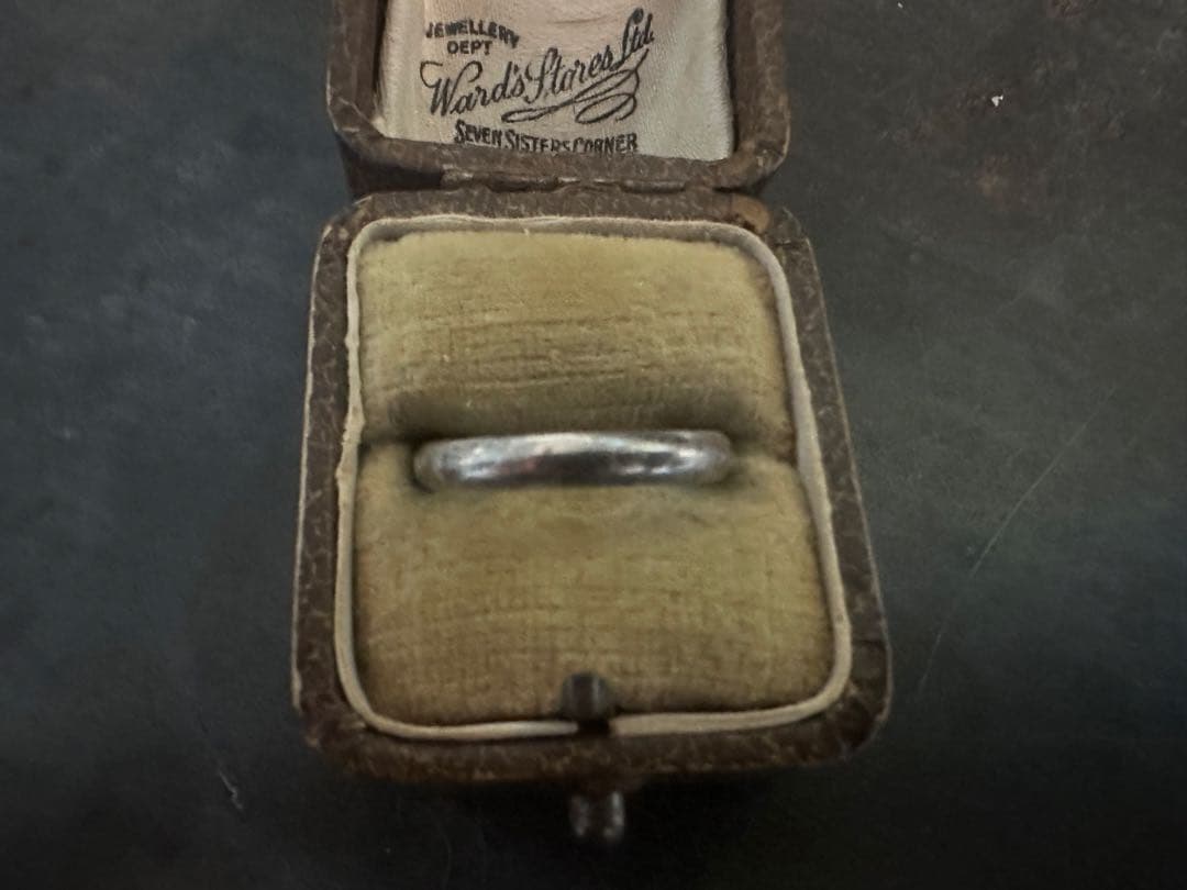 希少　ヴィンテージ　メキシコ　シルバー　925 プレーン　リング　アンティーク