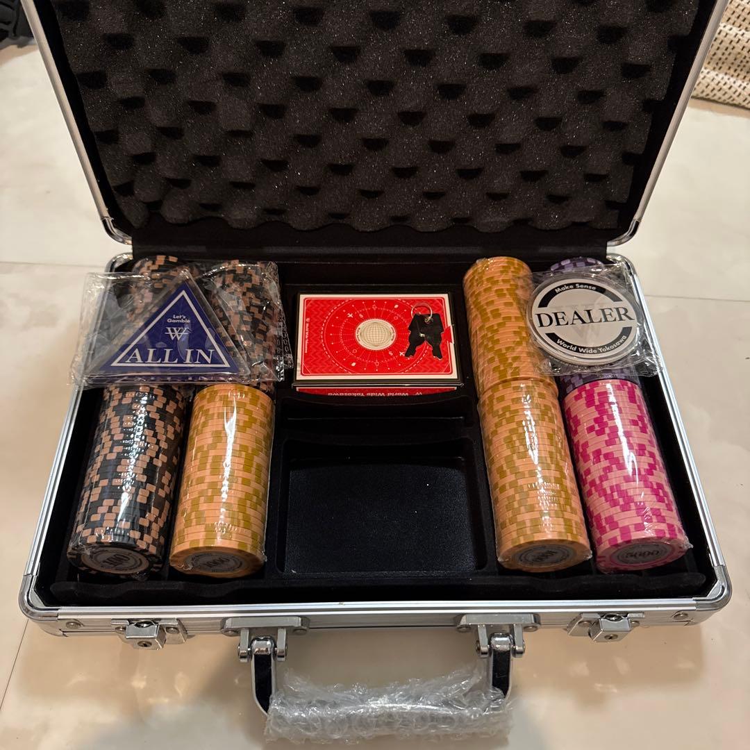 ヨコサワポーカーセット アルミケース入り