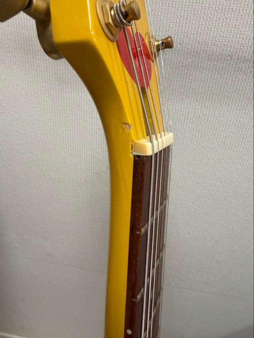 FERNANDES BURNY イエローハートJr hideモデル ミニギター