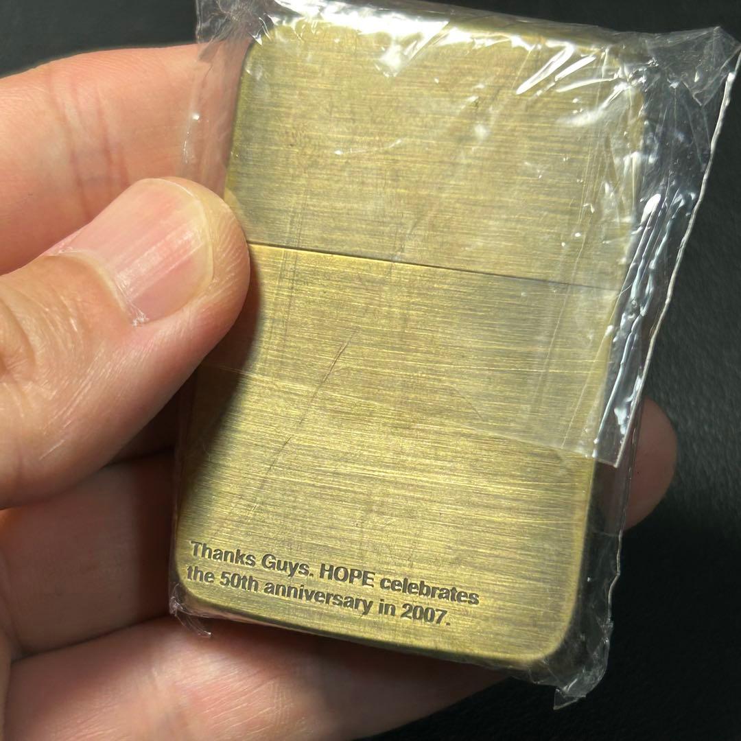【新品未使用】ジッポー　ホープ　ゴールド