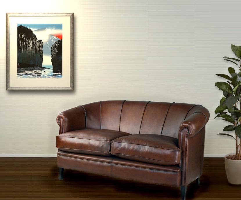 ■切り絵作家 宮田雅之『白帝城』直筆サイン入 限定200部 オリジナル大判版画