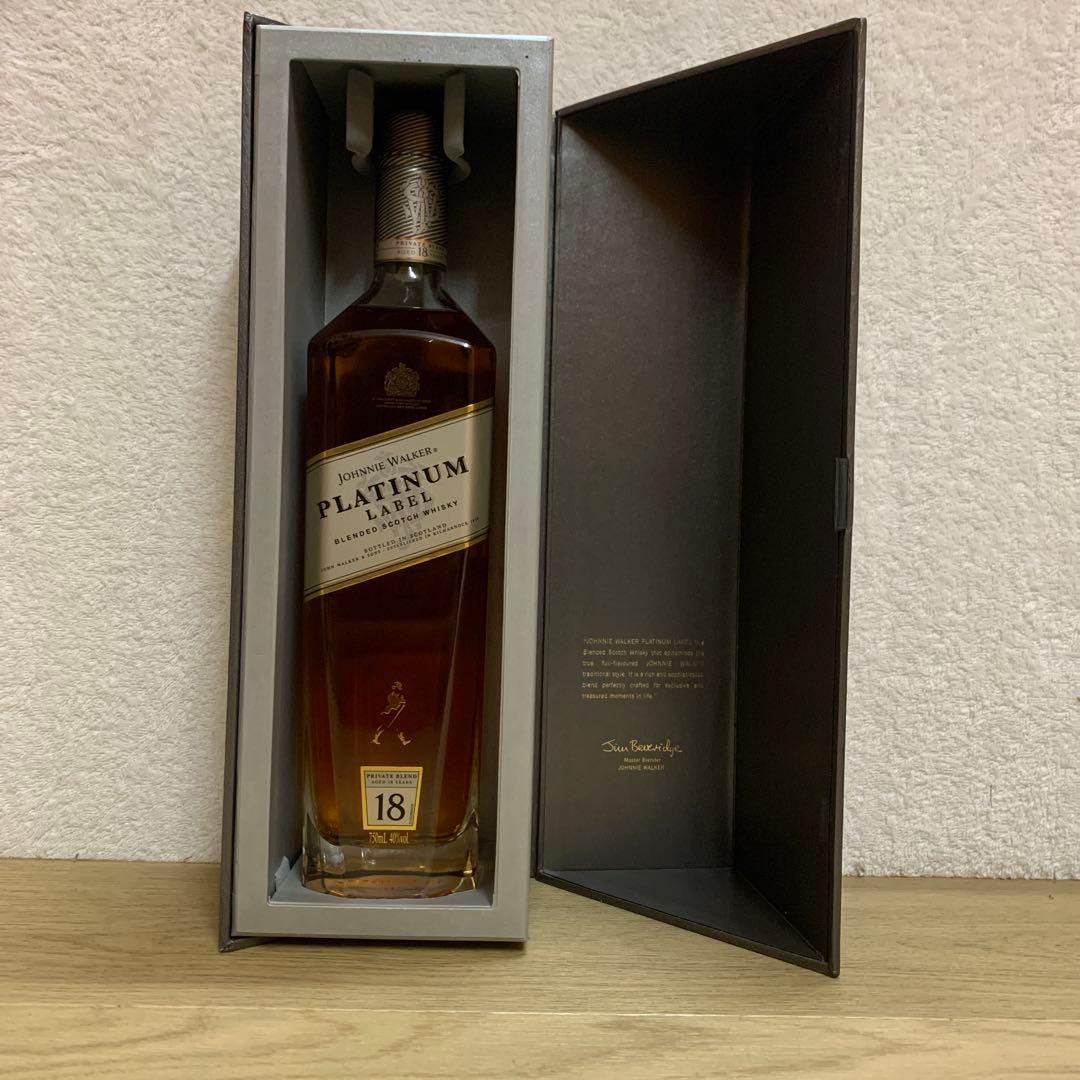 古酒　ジョニーウォーカー プラチナム18年