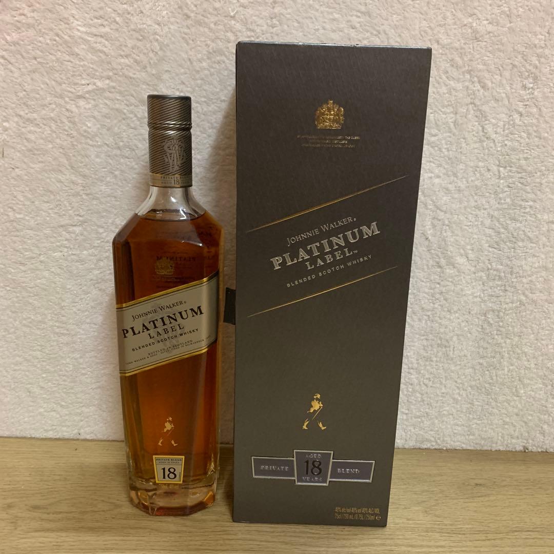古酒　ジョニーウォーカー プラチナム18年