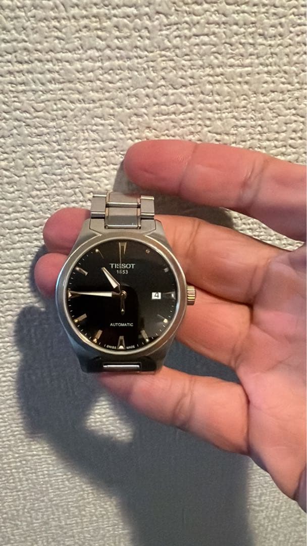 TISSOT 自動巻き腕時計 ブラック
