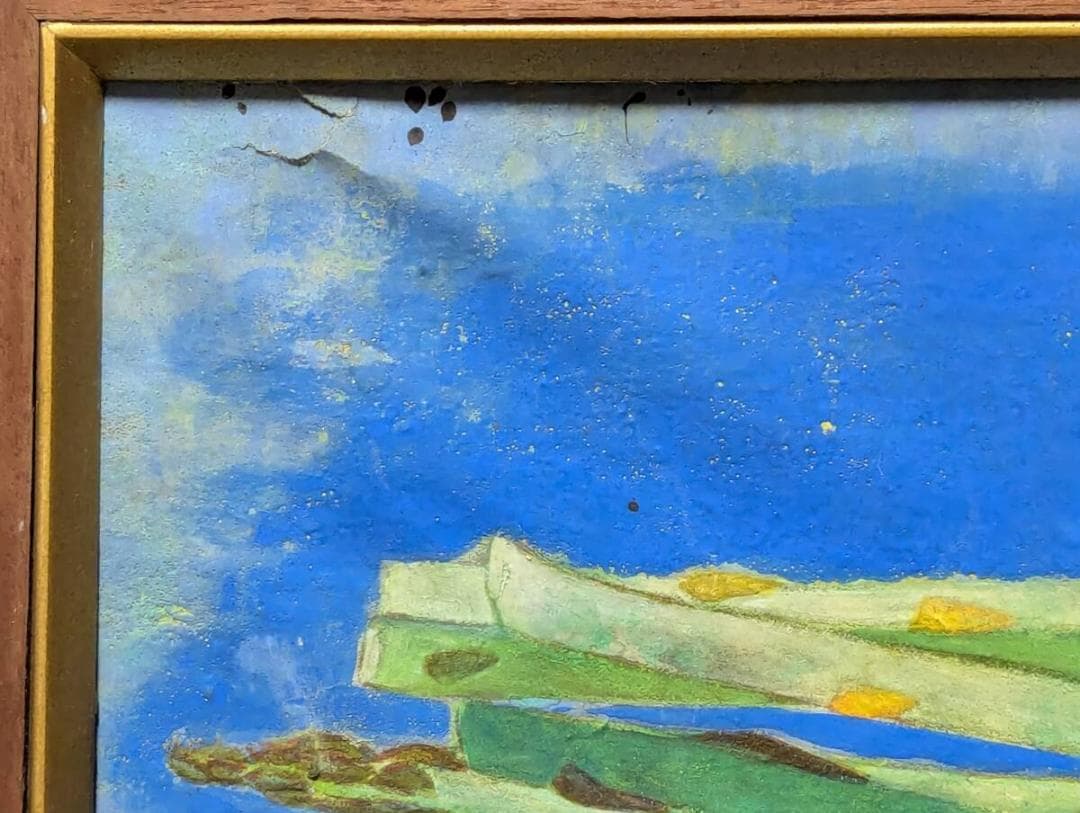 【真作】絵画　植杉泰子　日本画12号　静物　美しい色彩のハーモニー　U57