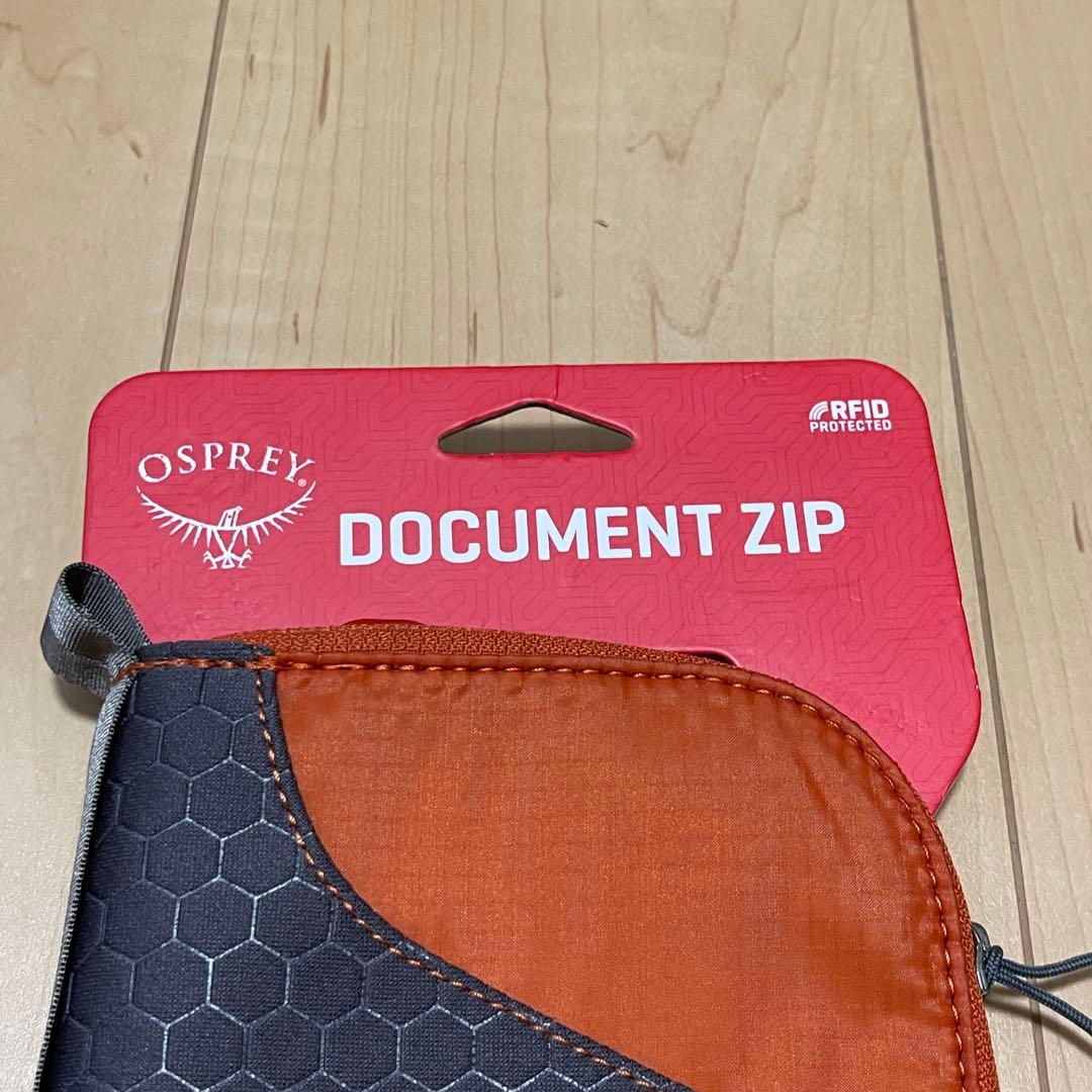 未使用　オスプレイ　OSPREY DOCUMENT ZIP トラベルポーチ