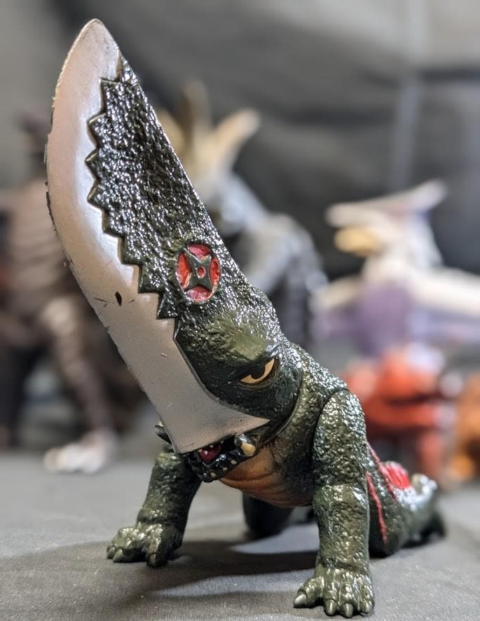 昭和ガメラ＆登場怪獣（バンダイ）ソフビフィギュア・コンプリート７体セット