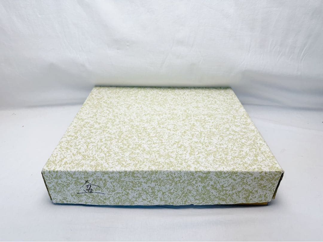 未使用 懐石道具 木製 尺3 半月両面膳 線筋 5客揃 会席膳 煎茶道具 紙箱