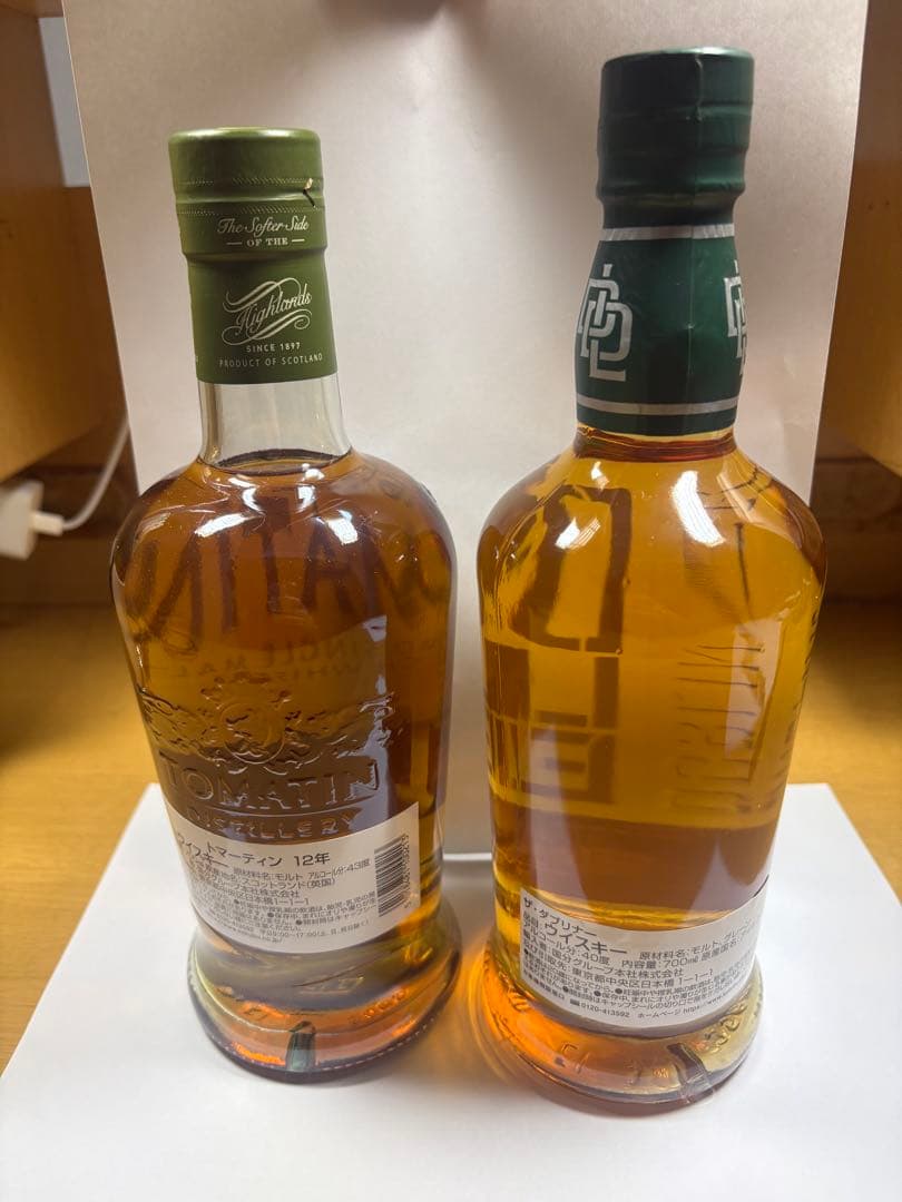 DUBLINER & TOMATIN 12年ウイスキーセット