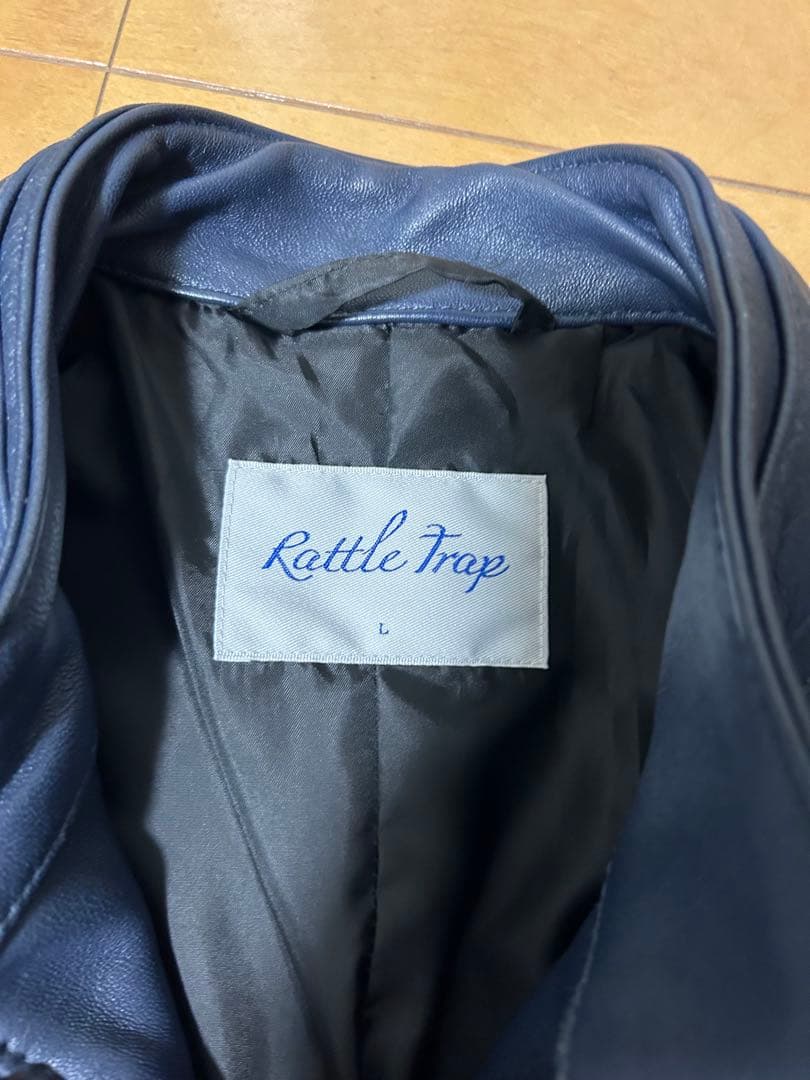 Rattle Trap ネイビー シングルライダース Lサイズ