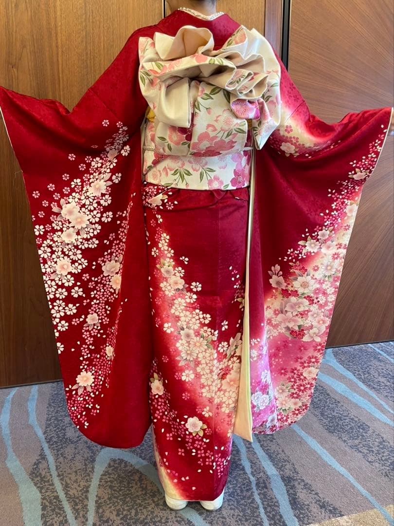 振袖　フルセット　小さめ　低身長