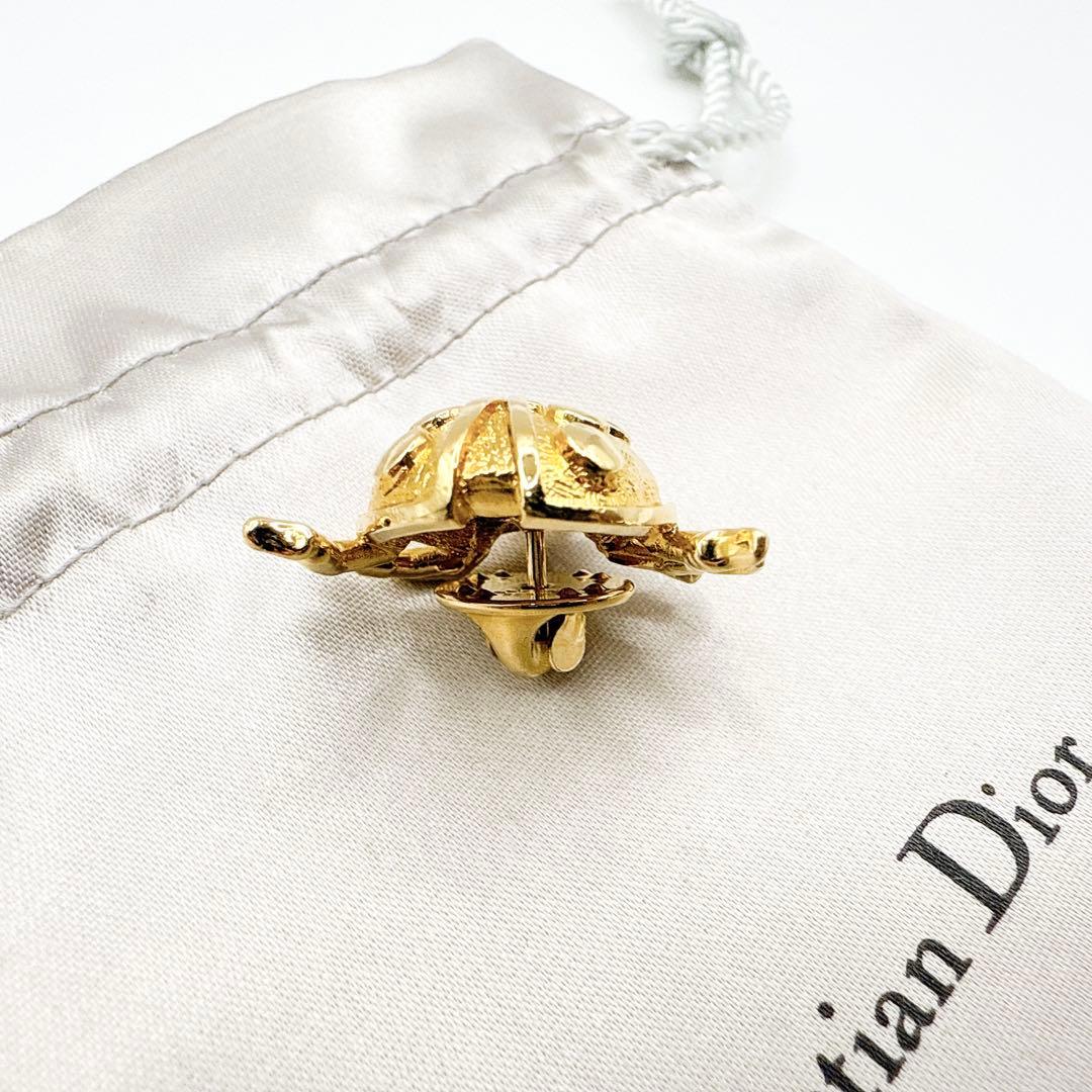 2592 Germany製✨Dior　ブローチ　CD　ロゴ　希少　刻印