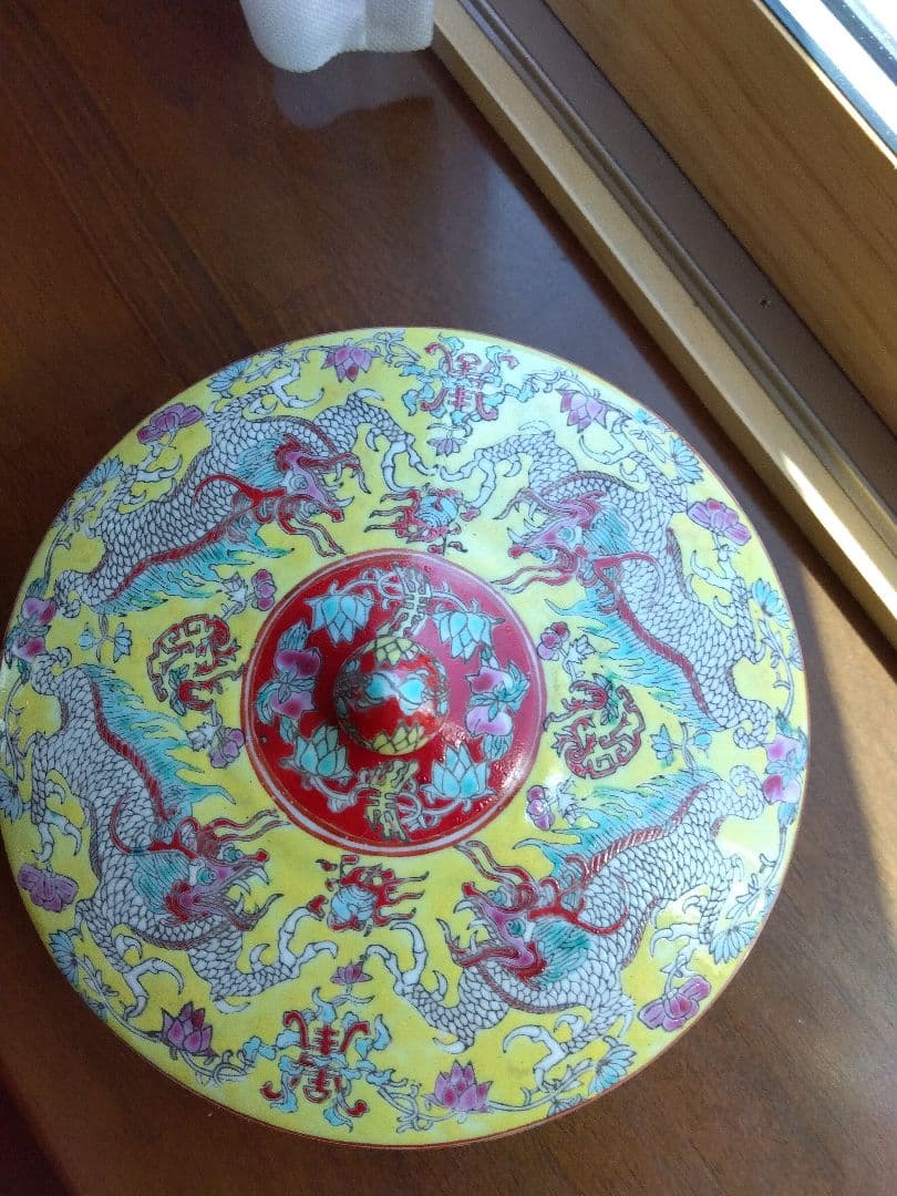 中国古美術　色絵陶器