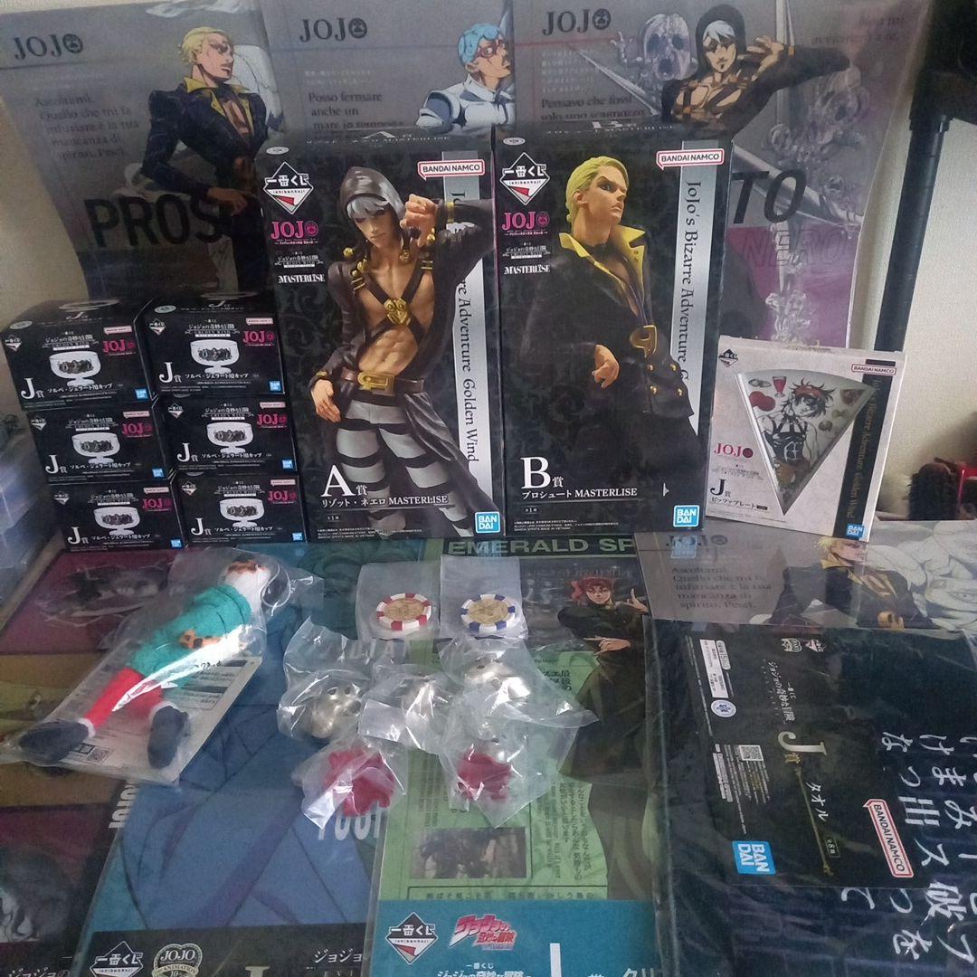 一番くじ ジョジョの奇妙な冒険　A賞 B賞 リゾット　プロシュート まとめ売り