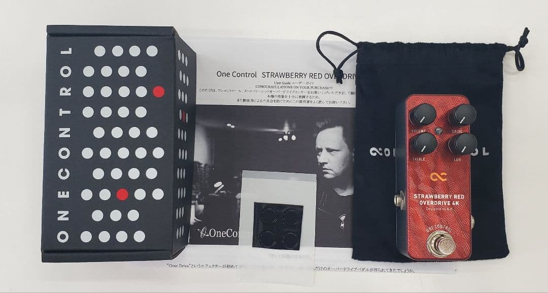 ギター One Control Strawberry Red Overdrive 4K