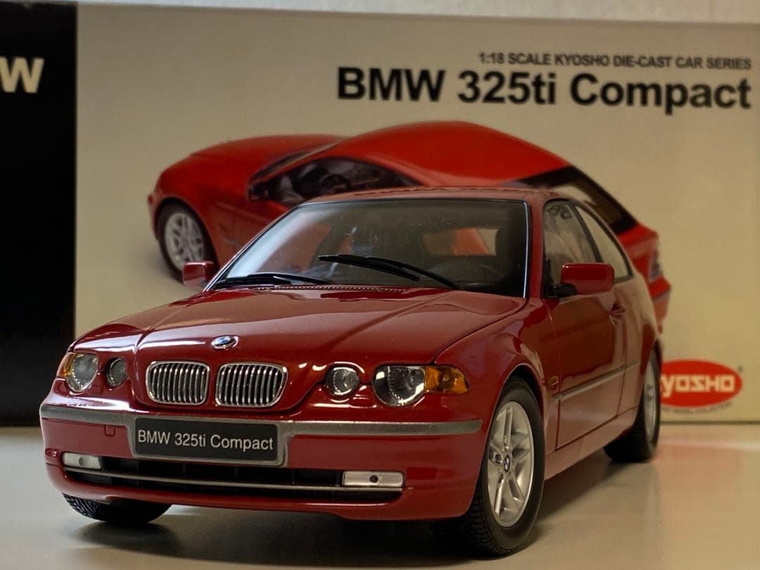 京商 1/18 BMW 325ti Conpact コンパクト (レッド)