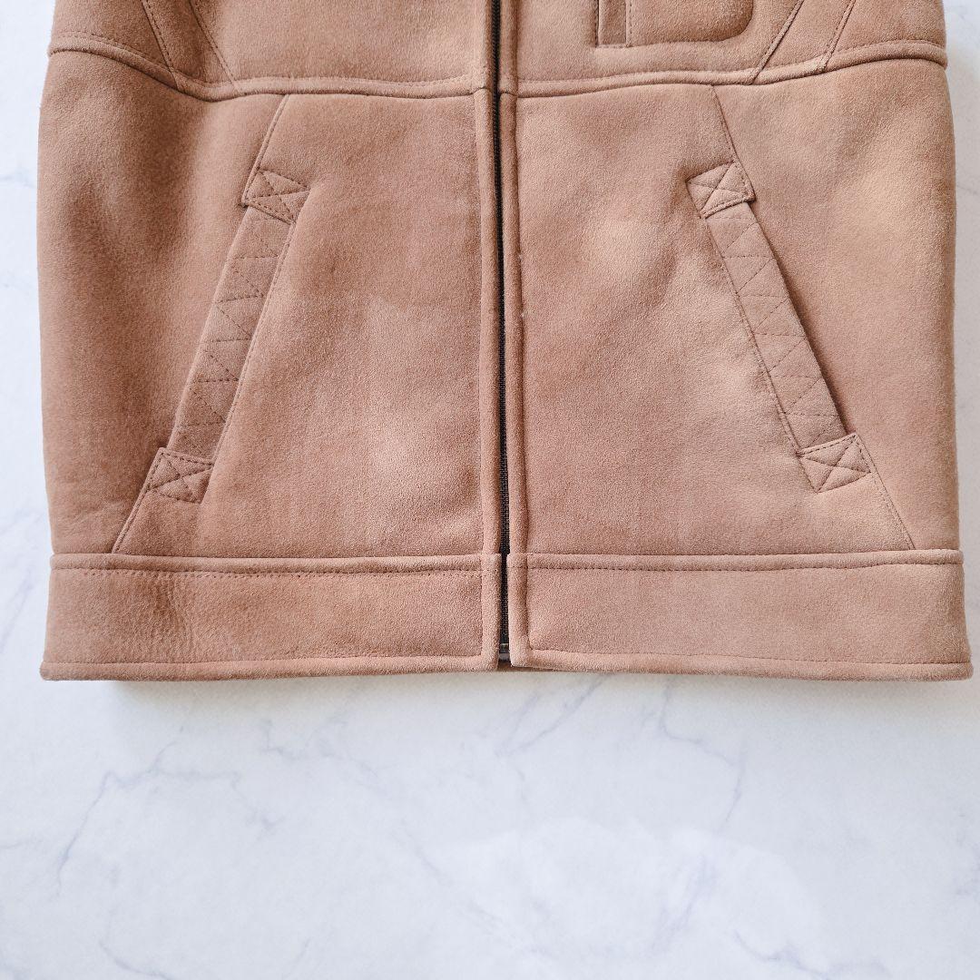 極美品✨本革 シープスキン WINDWARD ボア ムートンベスト メンズ М